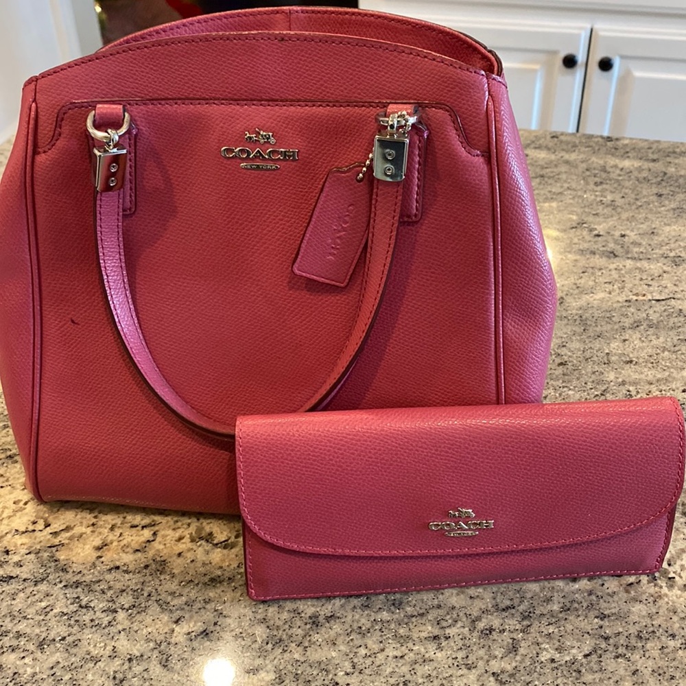 Coach pink purse